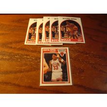 1989, 9-Cards, Fleer/Hoops, SCOTTIE PIPPIN, HOF, Bulls