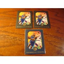 1996 Skybox EX-L, 2-Black/1-Blue, 3-Cards, SHAQUILLE O'NEAL, HOF, Magic,