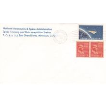 United States 1965 NASA East Grand Forks Station 21st Aug FDC unaddressed VGC
