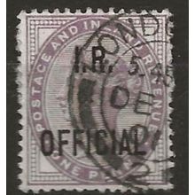 1882 O3 1d Lilac Inland Revenue Official Fine Used ..