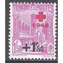 Tunisie 1946 Michel 326 Neuf ** Cote (2005) 1.70 € Croix-Rouge Tunis Mosquée