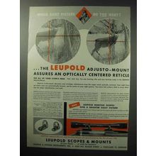1955 Leupold Adjusto-Mount Ad - Which Sight Picture?