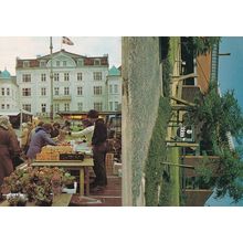 Odder Library Markets Denmark 2x Postcard s