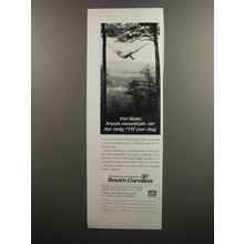 1966 South Carolina Tourism Ad - For sale: fresh mountain air for only $7.17