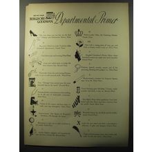 1953 Bergdorf Goodman Advertisement - Departmental Primer