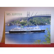 M.S. "JUPITER". CRUISE SHIP, FJORDLINE unused postcard dated 2002 #