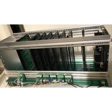 INDEL BACKPLANE & RACK,ICS 354, 434A,8XTC/44D,16XPA,1CS02,KSU5 PLC CONTROLLER,FJ