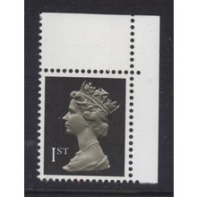 SG1448 1st Black TWO BANDS Photo Harrison Unmounted Mint GB Machin