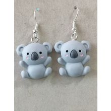 Novelty Koala Bear Dangle Earrings Boho, Hippie, Festival, Kitsch