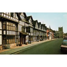Postcard Shakespeare Hotel and Guild Chapel, Stratford-upon-Avon. Unposted