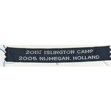 Scout Nametape UK - 201st Islington Camp 2005 Nijmegan Holland (BY470)