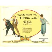 Flowing Gold (1924)_0 Movie Film Poster Canvas iconic design
