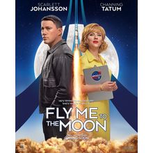 Fly Me to the Moon (2024)_6 Movie Film Poster Canvas iconic design