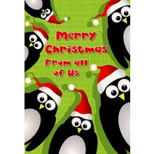 Merry Christmas From All of Us - Christmas Greeting Card - 20922