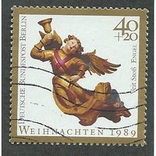 BERLIN -1989 40pf + 20 'CHRISTMAS' FINE USED (EBID44-926)