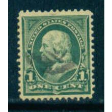 Used 279 1c Benjamin Franklin Fine M04320