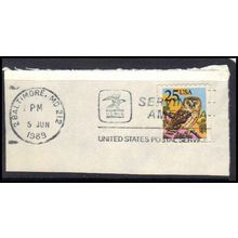 Used 2285 25c Owl 2 Baltimore, MD. BPS E0488