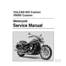KAWASAKI VULCAN 900 CUSTOM VN900 CUSTOM SERVICE MANUAL MOTORCYCLE IN ENGLISH