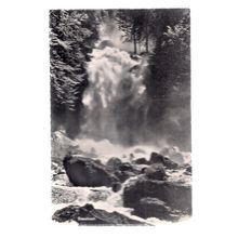 GLESSBACH FALLS vintage unused postcard WATERFALL =