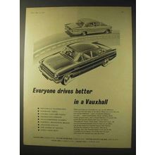 1958 Vauxhall Cresta Car Ad - Everyone Drives Better