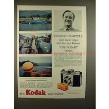 1959 Kodak Bantam Colorsnap Camera Ad - Donald Campbell