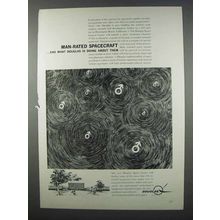 1962 Doublas Aircraft Ad - Man-Rated Spacecraft