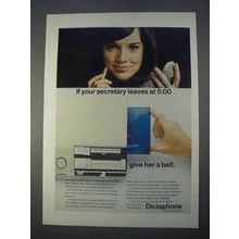 1966 Dictaphone Time-Master Dictation Machine Ad
