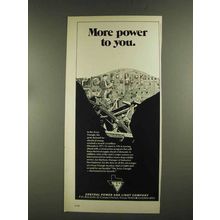 1972 Central Power and Light Company Ad - More Power