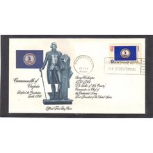 FDC Fleetwood 1642 13c Virginia (Cachet-U/A) CV01228