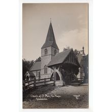 Church of St Mary the Virgin Laverstoke Postcard RP Hampshire