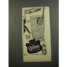 1953 Canada Dry Quinac Advertisement - Get the knack - drink gin and Quinac