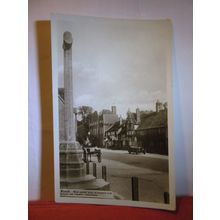 village scene, LACOCK, WILTSHIRE. unused antique postcard RP by Wilkinson #