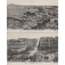 Oran Boulevard Diebel Mourdjadjo 2x Old Algeria Postcard s