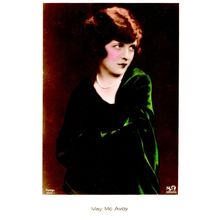 May Mc Avoy of Ben Hur Vintage Sepia Hand Coloured Tinted Postcard