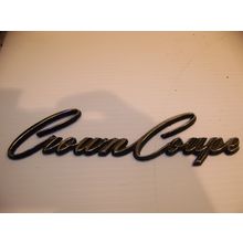 1968 CHRYSLER IMPERIAL CROWN COUPE EMBLEM OEM #2483445