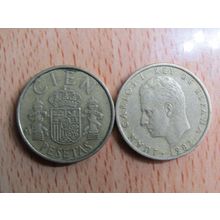 Spain 1982 Juan Carlos 100 Peseta Coin