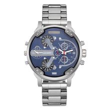 CAGARNY 6820 Fashionable Business Style Large Dial Dual Time Zone Quartz Movemen