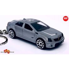 HTF RARE KEYCHAIN SILVER CADILLAC CTS-V CUSTOM Ltd Ed.