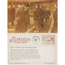 Postcard King Edward VIII Abertillery Miners 1936 Royal Royalty South Wales Tour