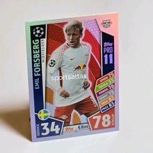 Match Attax CHAMPIONS LEAGUE 2017/2018 Emil Forsberg Topps PRO 11 CARD #P5