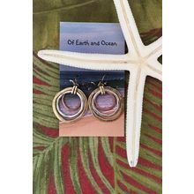 Silvery Vintage Triple Circle Alloy Hook Earrings