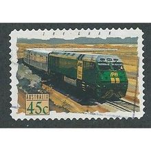 AUS 1993 45c (S/A) 'TRAINS- THE GHAN' FINE USED (EBID35-793)