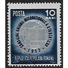 Mi 1404: 10 b. blue International Students' Union Council, Bucharest
