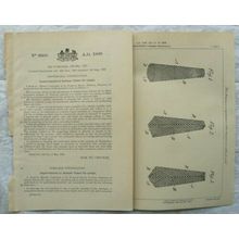 1895 Patent No. 9506 Radiant Tissue for Lamps, Samuel Henry Crocker, Holborn