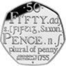 2005 Dictionary 50p circulated