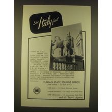 1963 Italy Tourism Ad - See Italy First