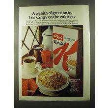 1973 Kellogg's Special K Cereal Ad - Stingy Calories