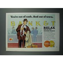 1973 Master Charge Card Ad - You're Out Of Cash