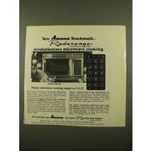 1975 Amana Radarange Model RR-6W Microwave Oven Ad