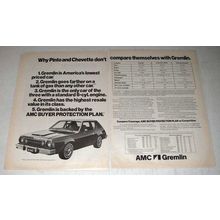 1975 AMC Gremlin Car Ad - Don't Compare